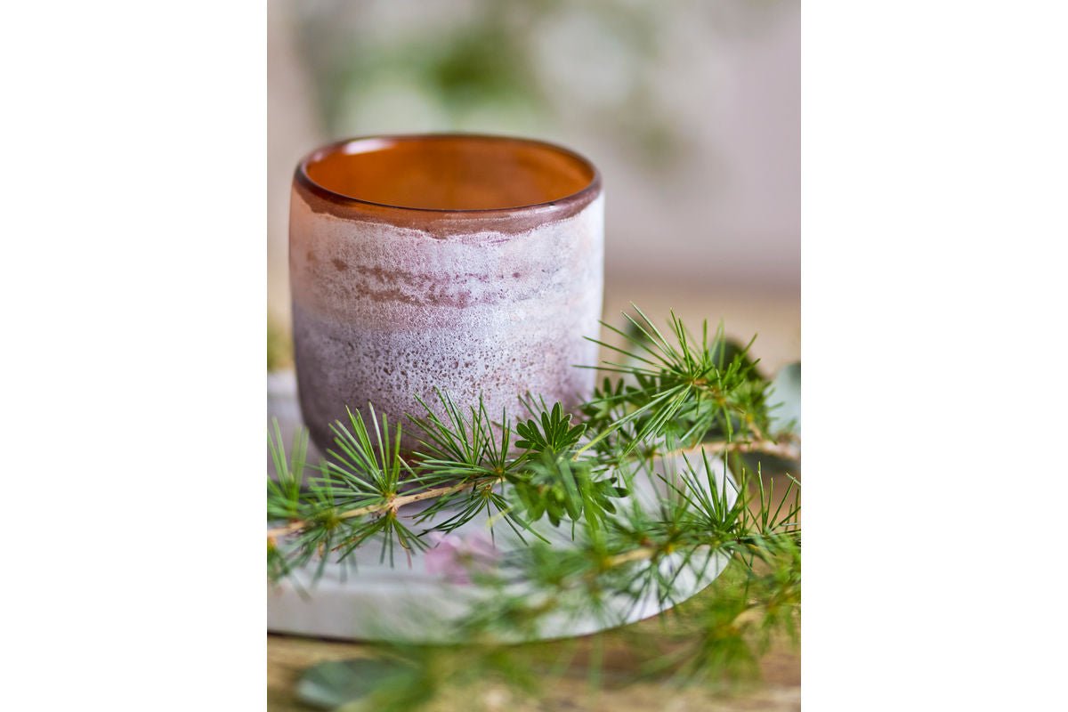 Duftkerze Redwood – Natürliches Wachs im ästhetischen Braunglas
