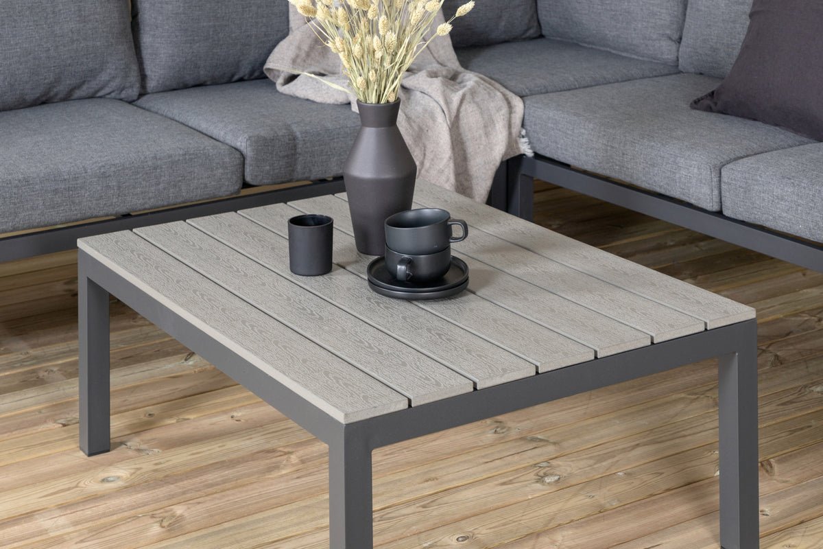 Garten Loungeset Anker – mit Ecksofa & Tisch, wetterfest