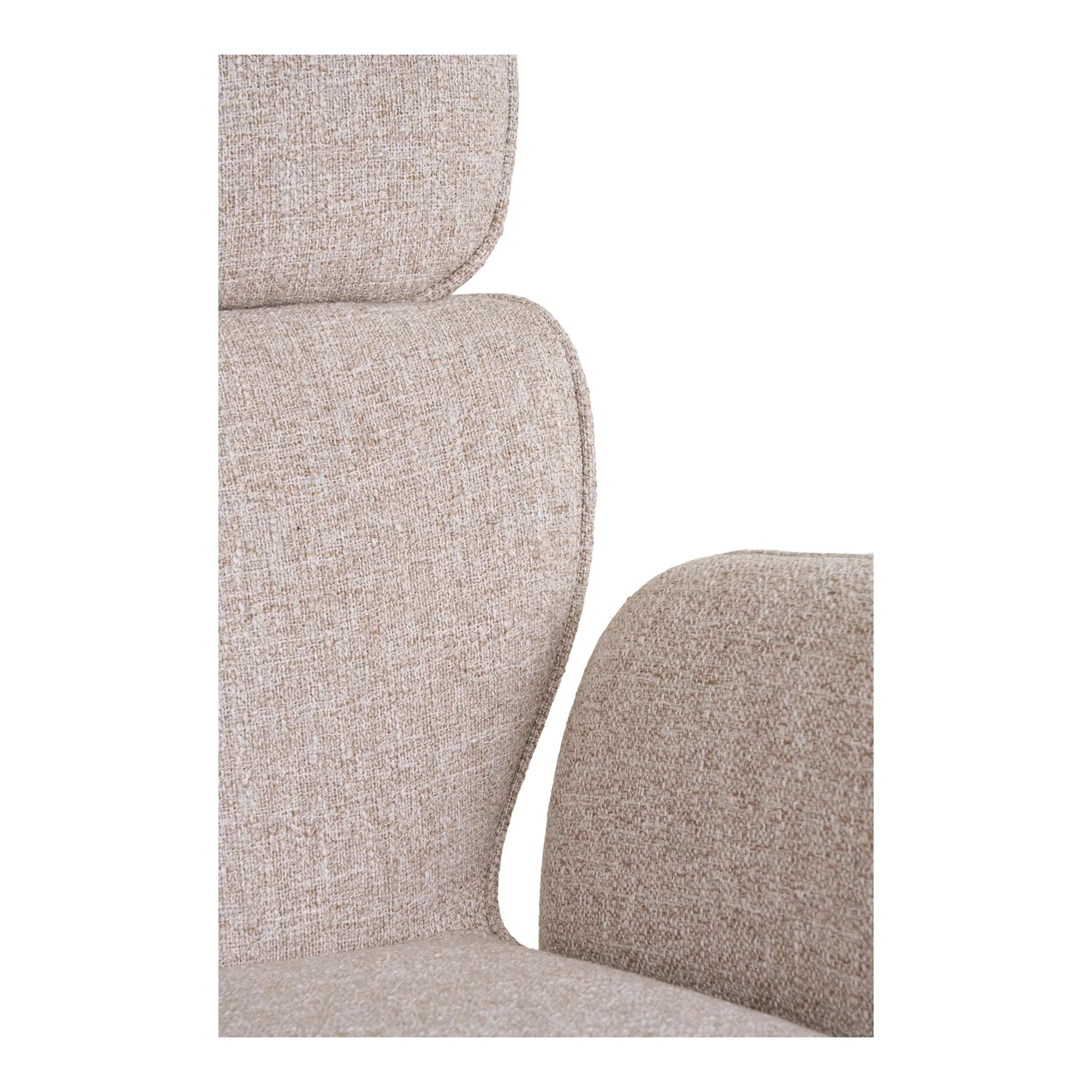 Set of 2 - Designer Chair Valerio Fabric with Swivel Function