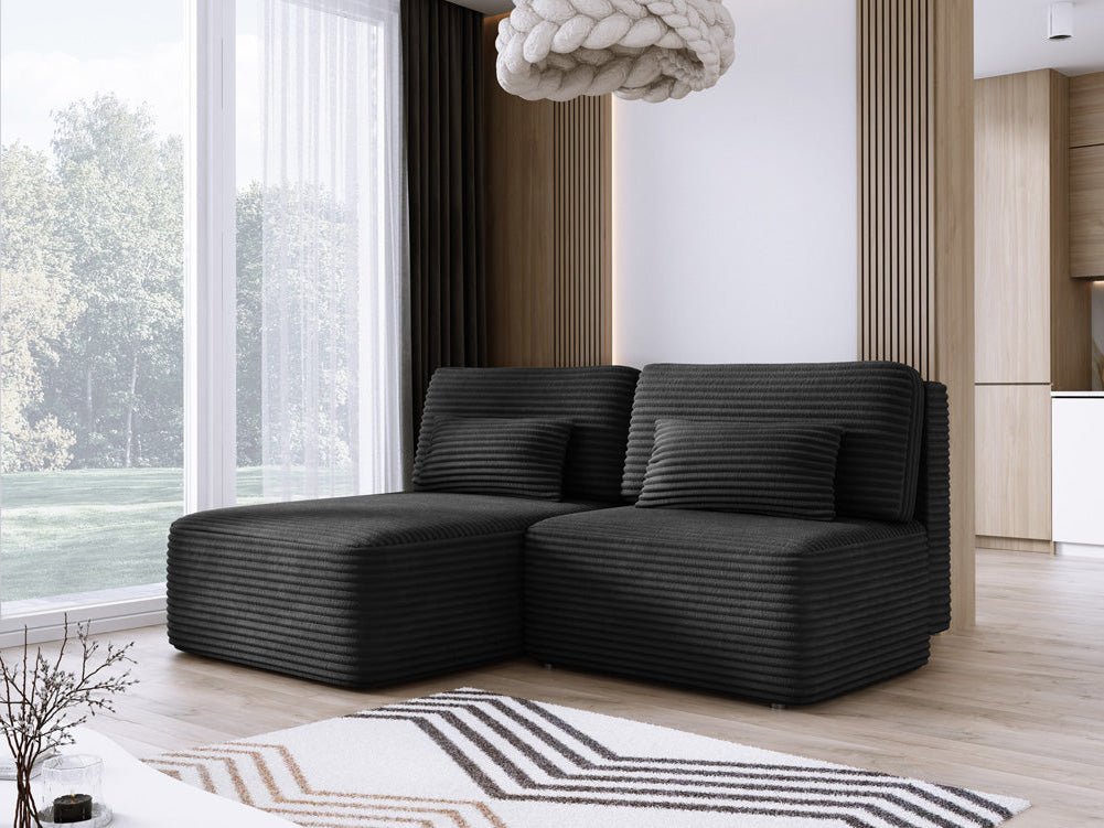 Designer Sofa Tilia Cord mit Schlaffunktion und Stauraum