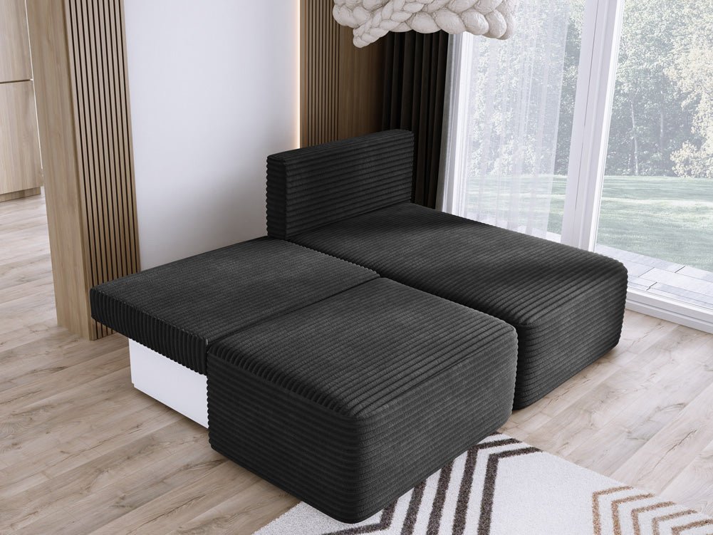 Designer Sofa Tilia Cord mit Schlaffunktion und Stauraum
