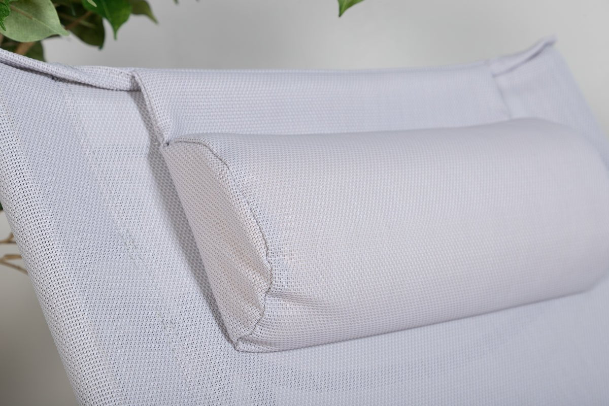 2er Set - Sonnenliege Zephyr aus Aluminium/Polyester