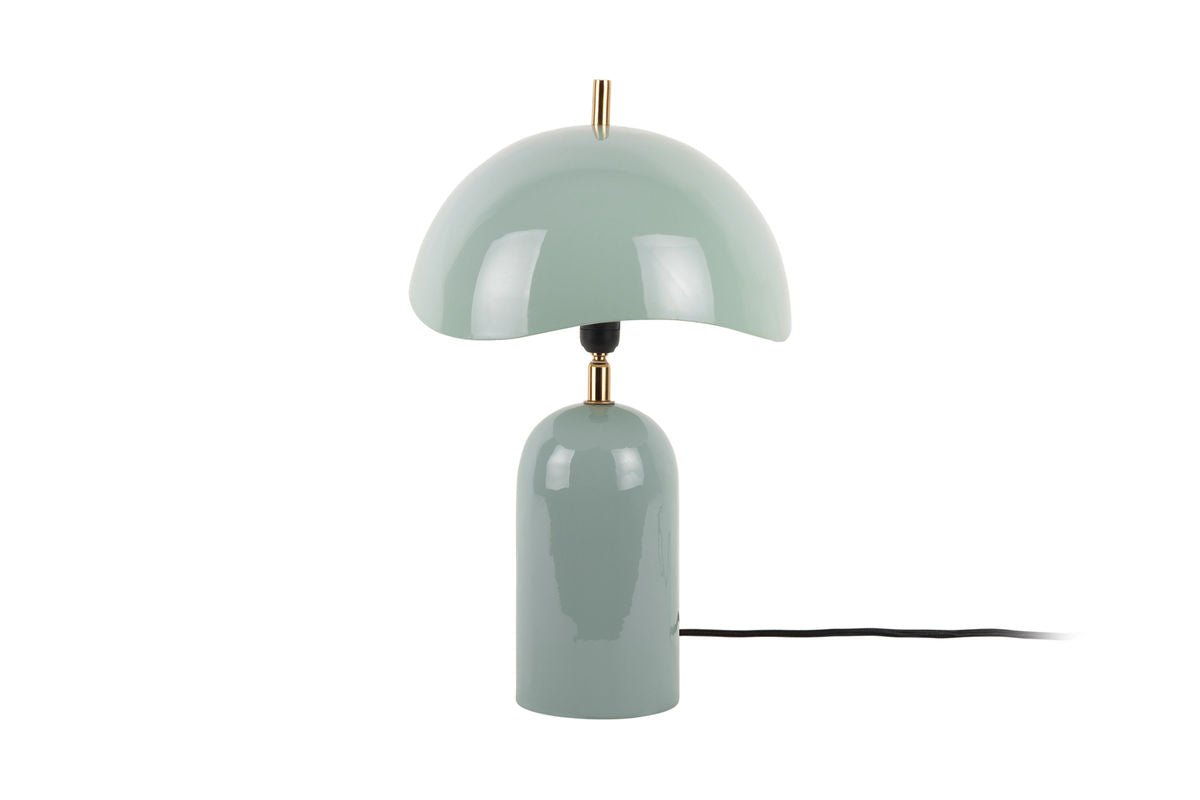 Tischlampe Madeira - Designleuchte aus Eisen mit Wellenschirm