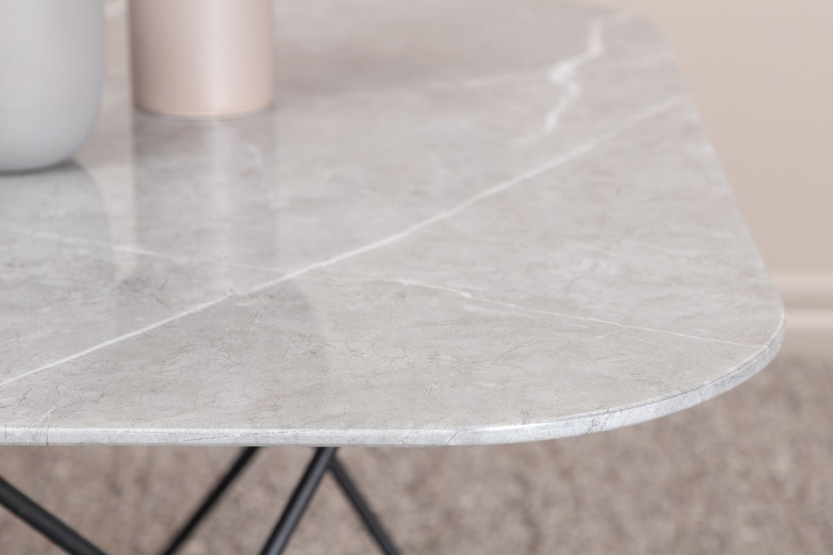 Couchtisch Tango - mit Tischplatte aus Marmorglas