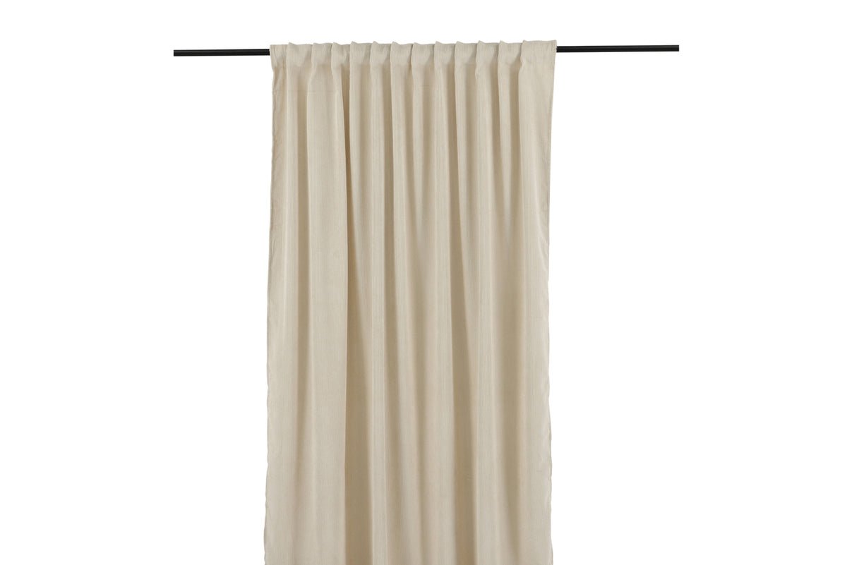 Gardinen-Set Verta – mit Mehrband-System in Beige & Moosgrün