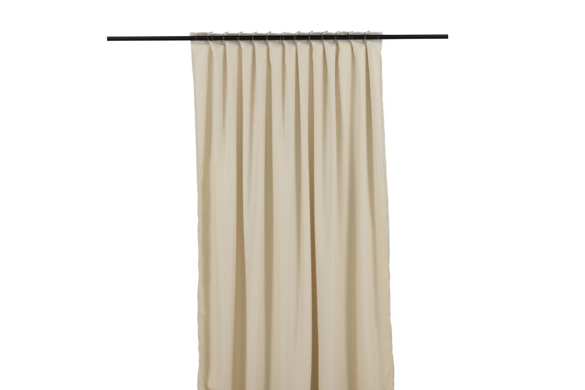 Gardinen-Set Verta – mit Mehrband-System in Beige & Moosgrün