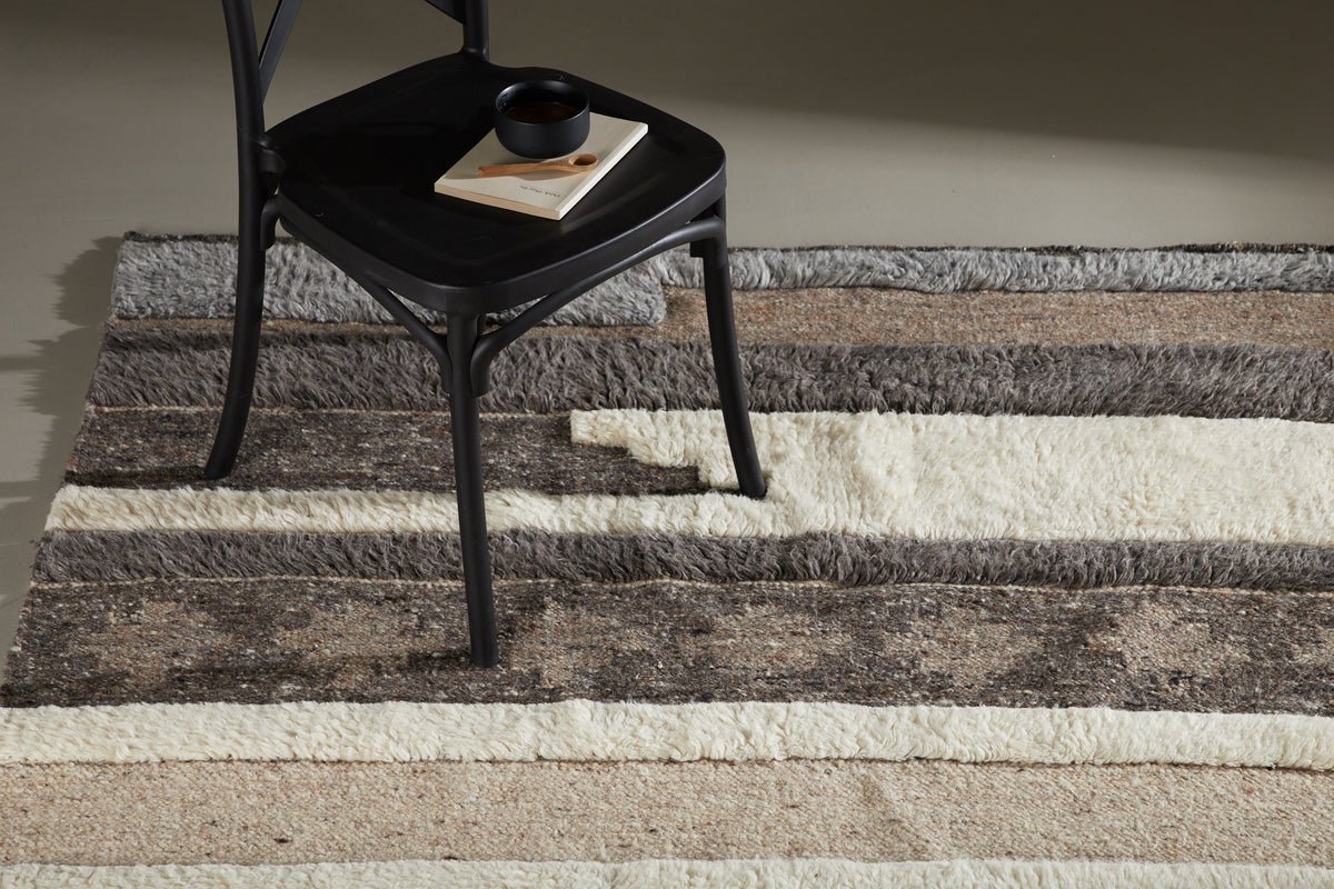 Teppich Nero - in verschiedenen Farben aus Polypropylen & Wolle