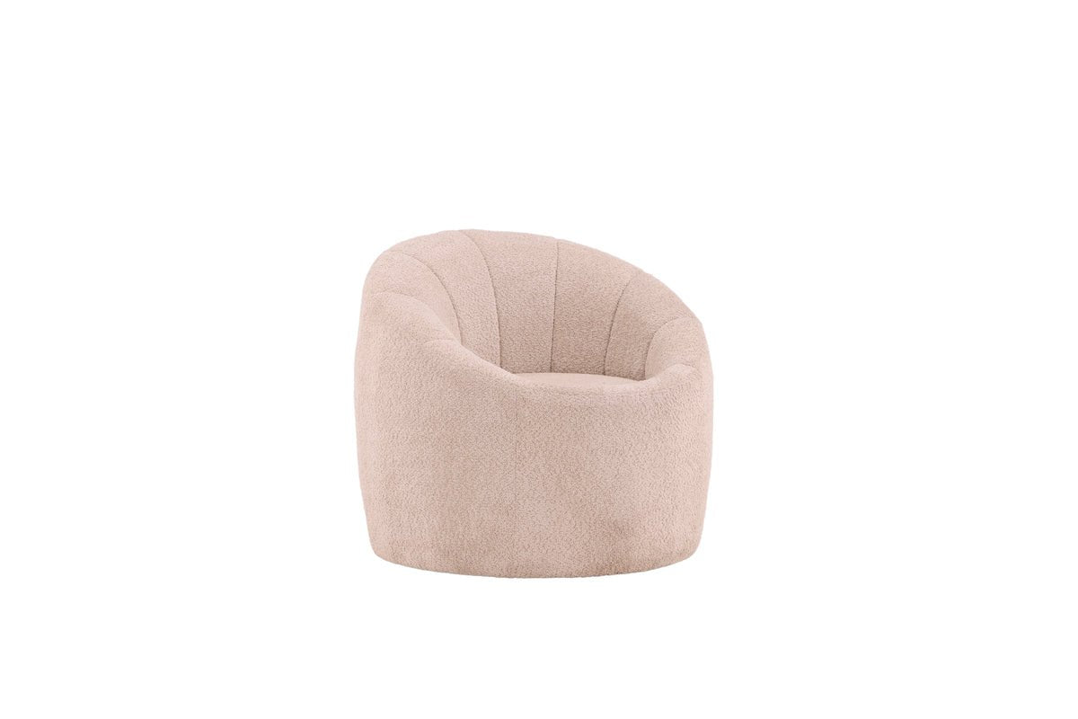 Sessel Effi - mit beigem Polyesterbezug