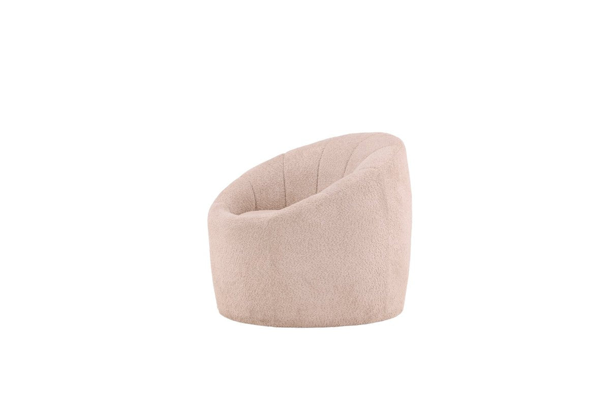 Sessel Effi - mit beigem Polyesterbezug