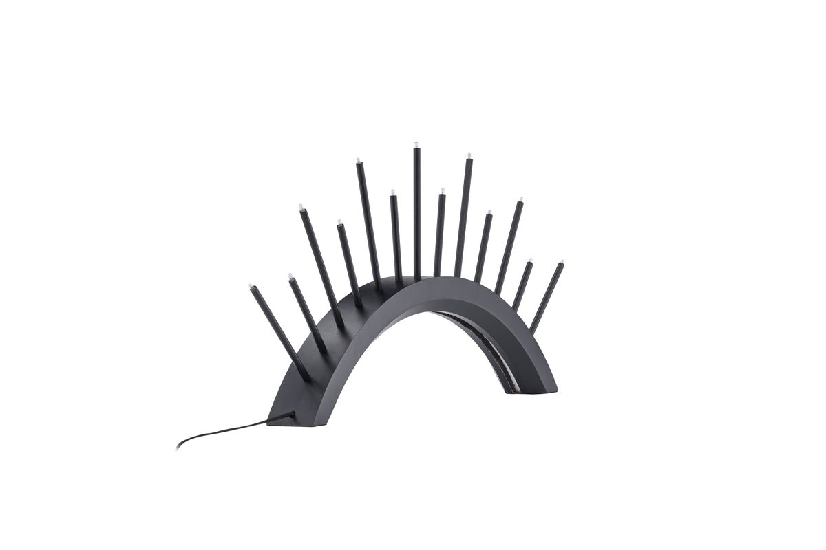 Weihnachtsbeleuchtung Lumin - Rundbogenbeleuchtung in Schwarz