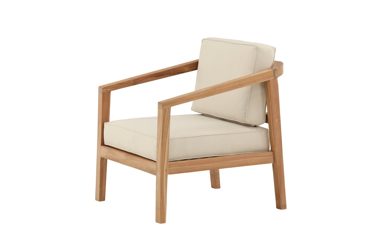 Garten Stuhlkissen Africa - aus Polyester in Beige