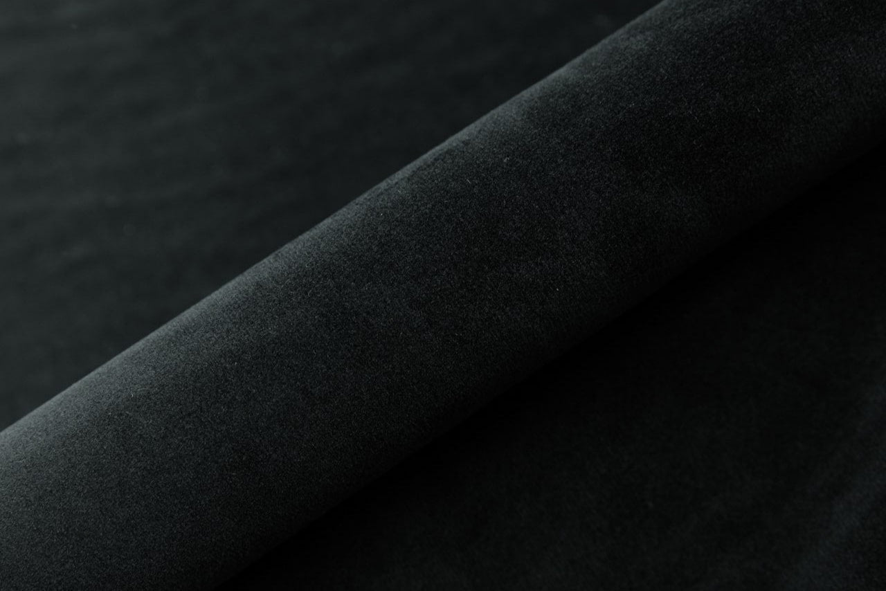 Lit capitonné designer Lunera en Velours avec espace de rangement