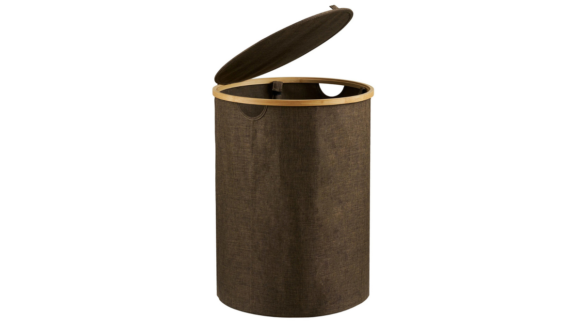 Wäschkorb Marcello - aus Bambus und Polyester