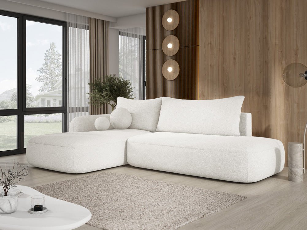 Designer Sofa Babu Bouclé met slaap- en klapfunctie