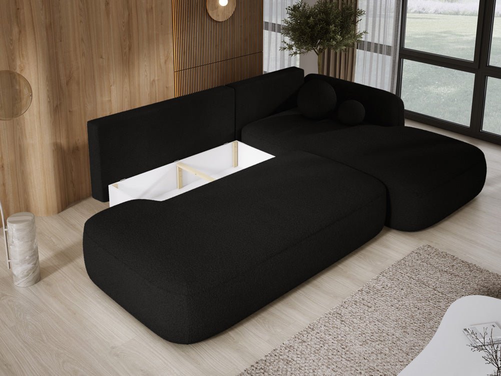Designer Sofa Babu Bouclé met slaap- en klapfunctie