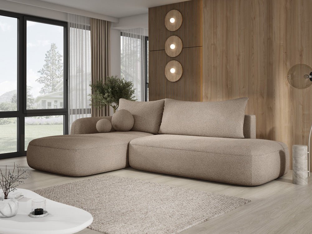 Designer Sofa Babu Bouclé met slaap- en klapfunctie