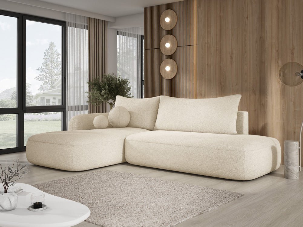 Designer Sofa Babu Bouclé met slaap- en klapfunctie