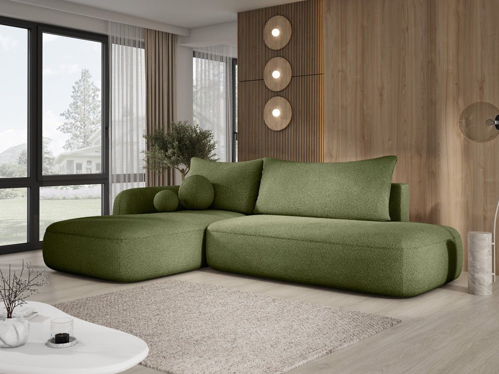 Designer Sofa Babu Bouclé met slaap- en klapfunctie