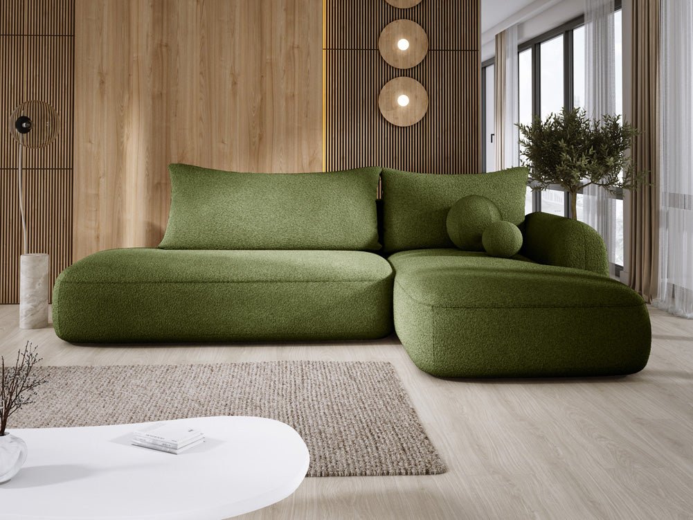 Designer Sofa Babu Bouclé met slaap- en klapfunctie