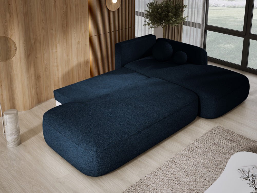 Designer Sofa Babu Bouclé met slaap- en klapfunctie