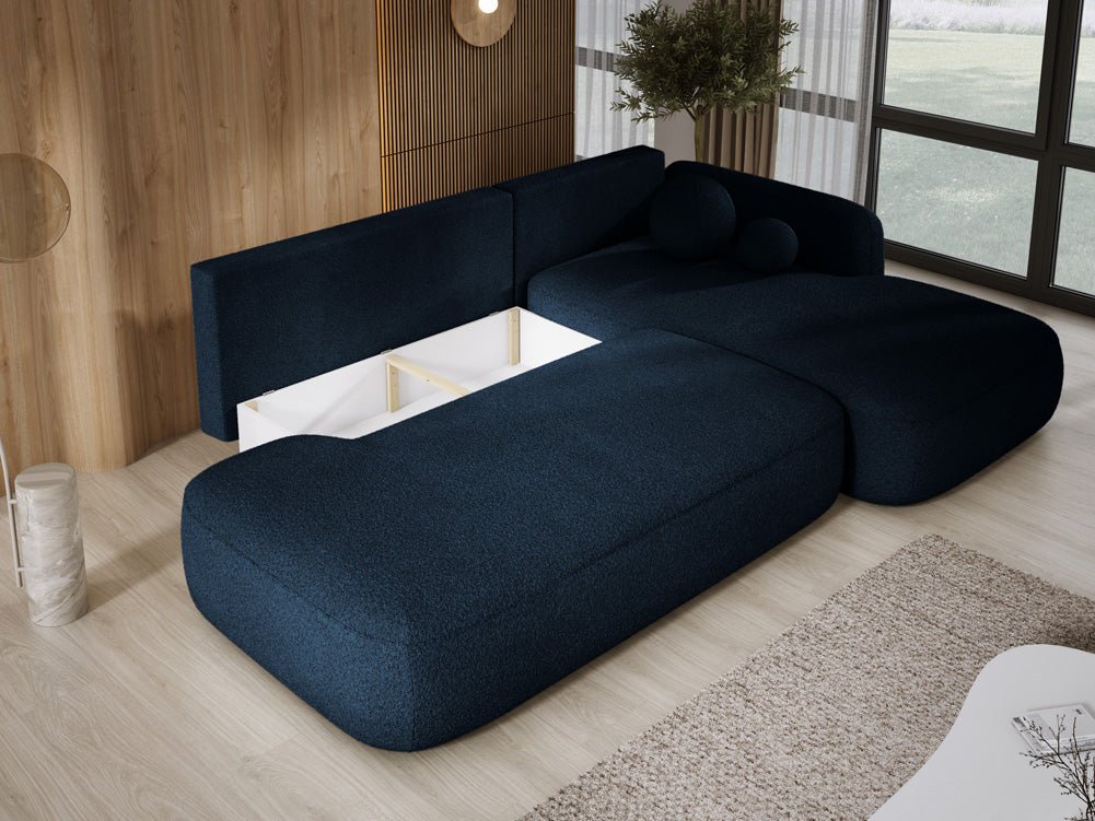 Designer Sofa Babu Bouclé met slaap- en klapfunctie