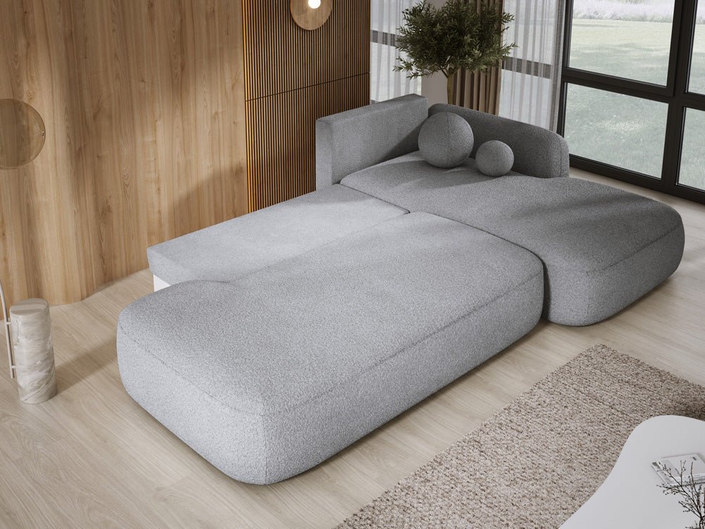 Designer Sofa Babu Bouclé met slaap- en klapfunctie