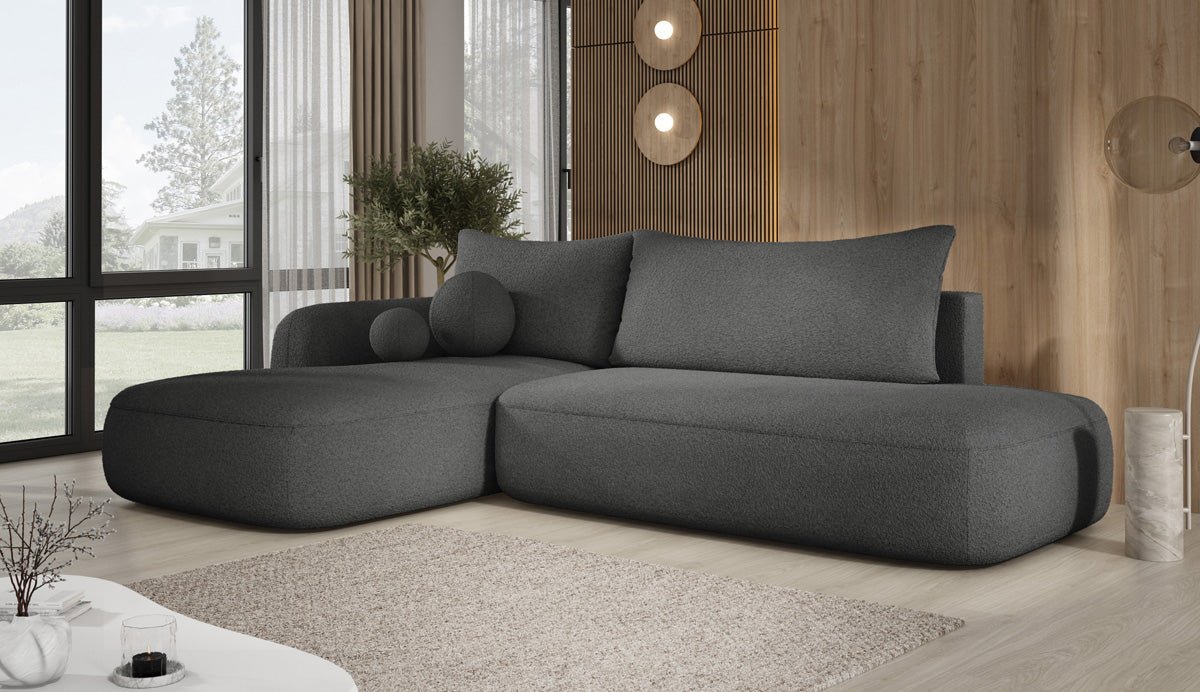 Designer Sofa Babu Bouclé met slaap- en klapfunctie