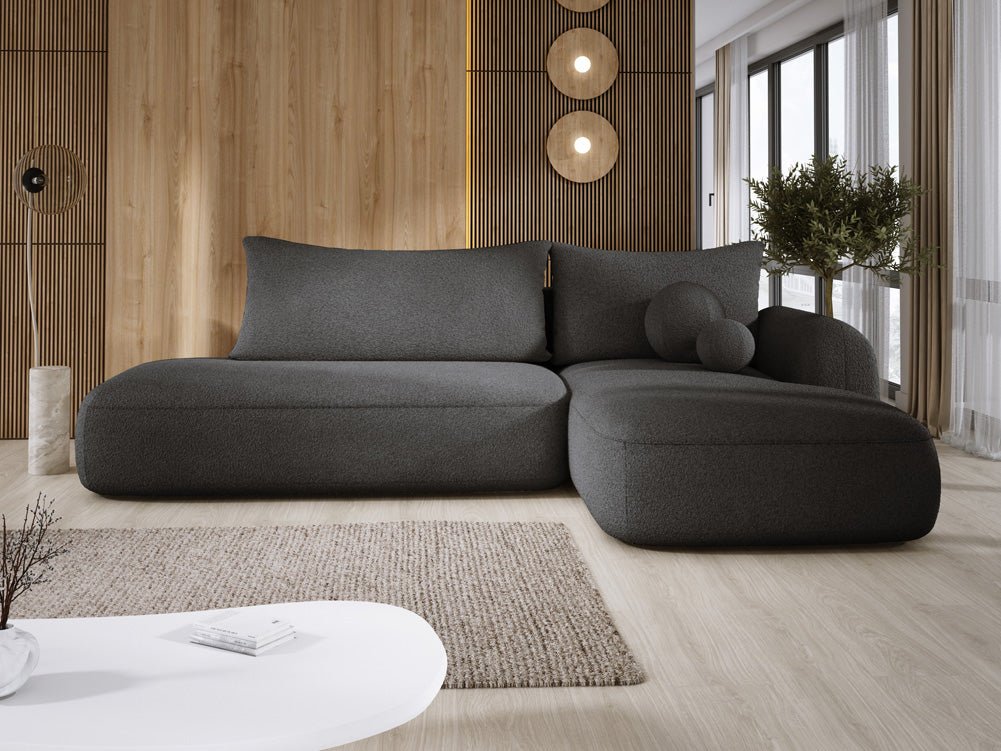 Designer Sofa Babu Bouclé met slaap- en klapfunctie