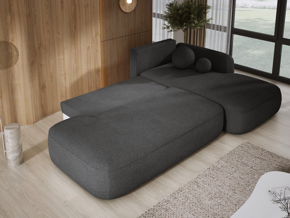 Designer Sofa Babu Bouclé met slaap- en klapfunctie