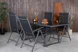 2er Set - Gartenstuhl Bologna aus Textilene/Aluminium