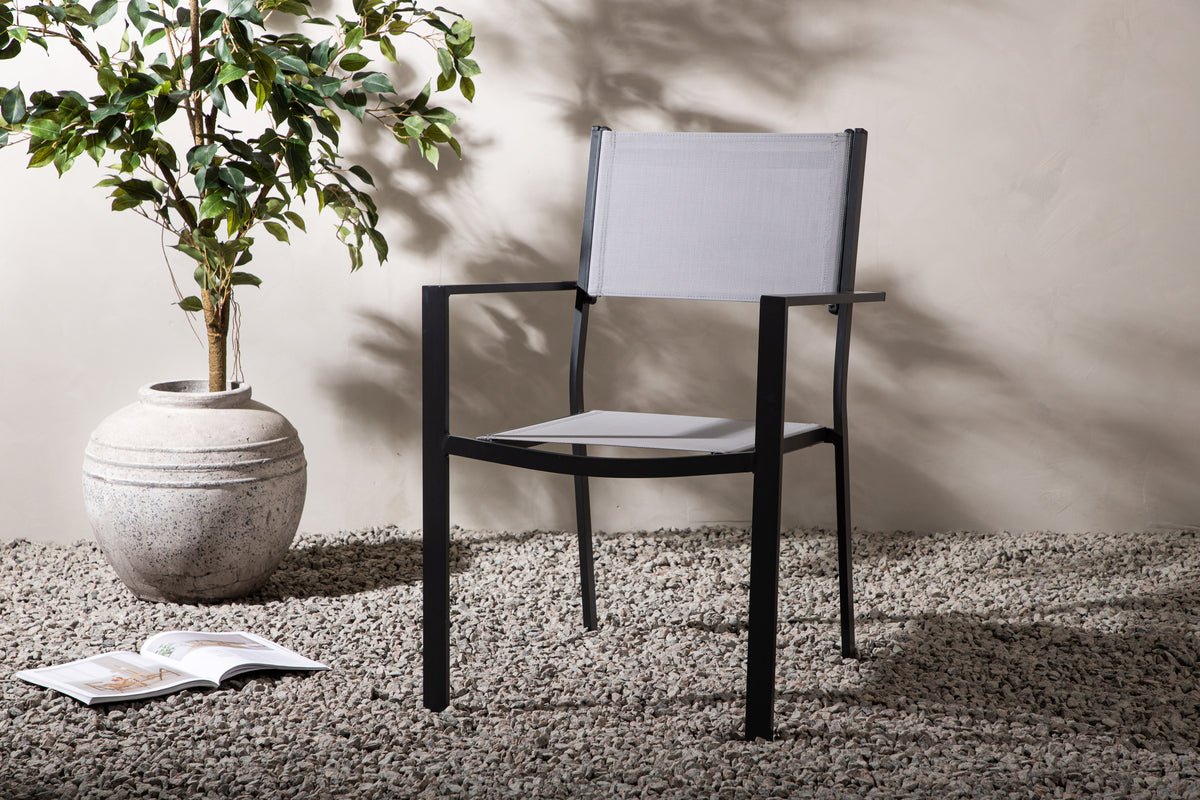 2er Set - Gartenstuhl Karibik aus Aluminium/Textilene