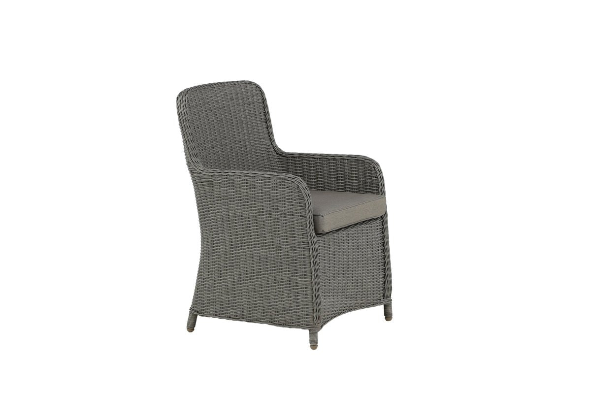 2er Set - Gartenstuhl London aus synthetischem Rattan