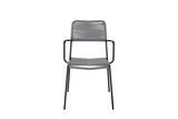 2er Set - Gartenstuhl Marla aus Metall/Polyester