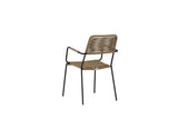 2er Set - Gartenstuhl Marla aus Metall/Polyester