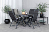2er Set - Gartenstuhl Montenegro aus Textilene/Aluminium