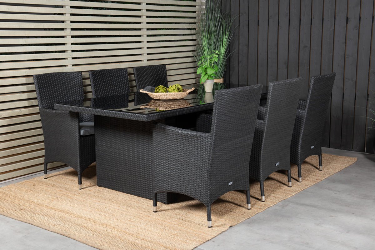 2er Set - Gartenstuhl Oasis aus Rattan