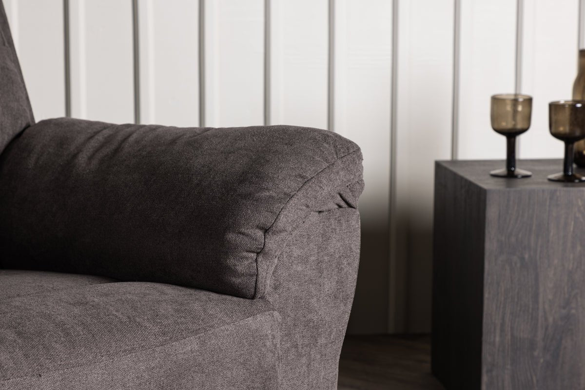 Sessel Toronto - Klappbar mit Fußstütze in der Farbe Braun