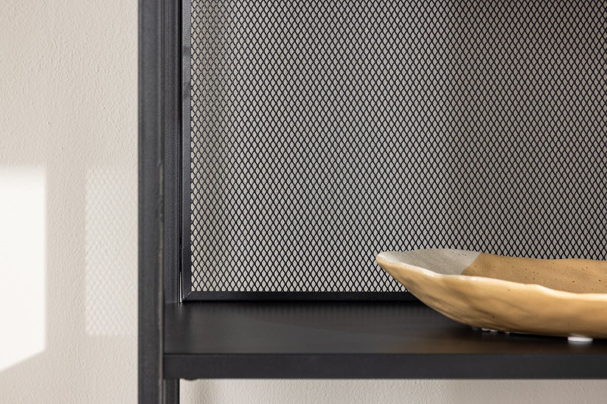 Regal Santiago – Standregal mit Schubladen in Schwarz