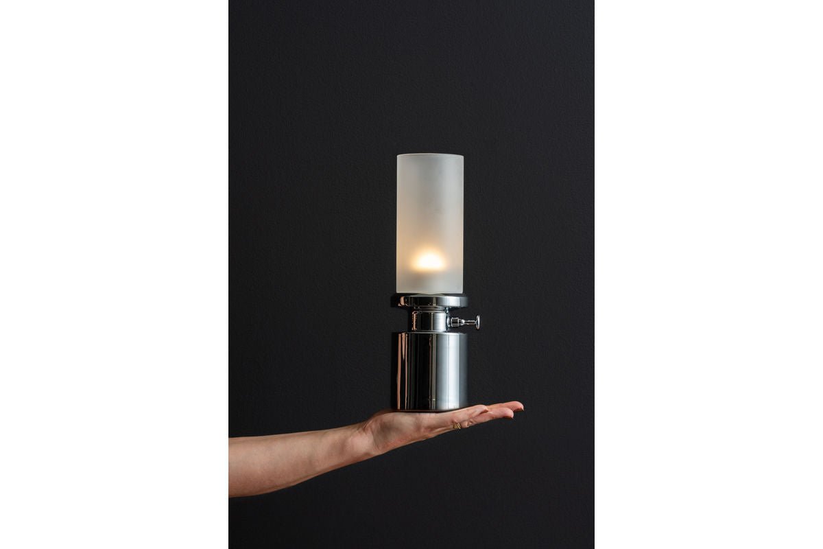 Tischlampe Eldra - in Chrom mit LED