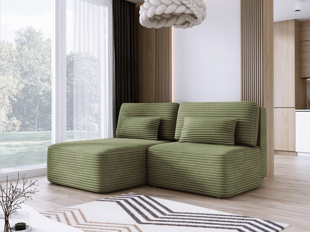 Designer Sofa Tilia Cord mit Schlaffunktion und Stauraum