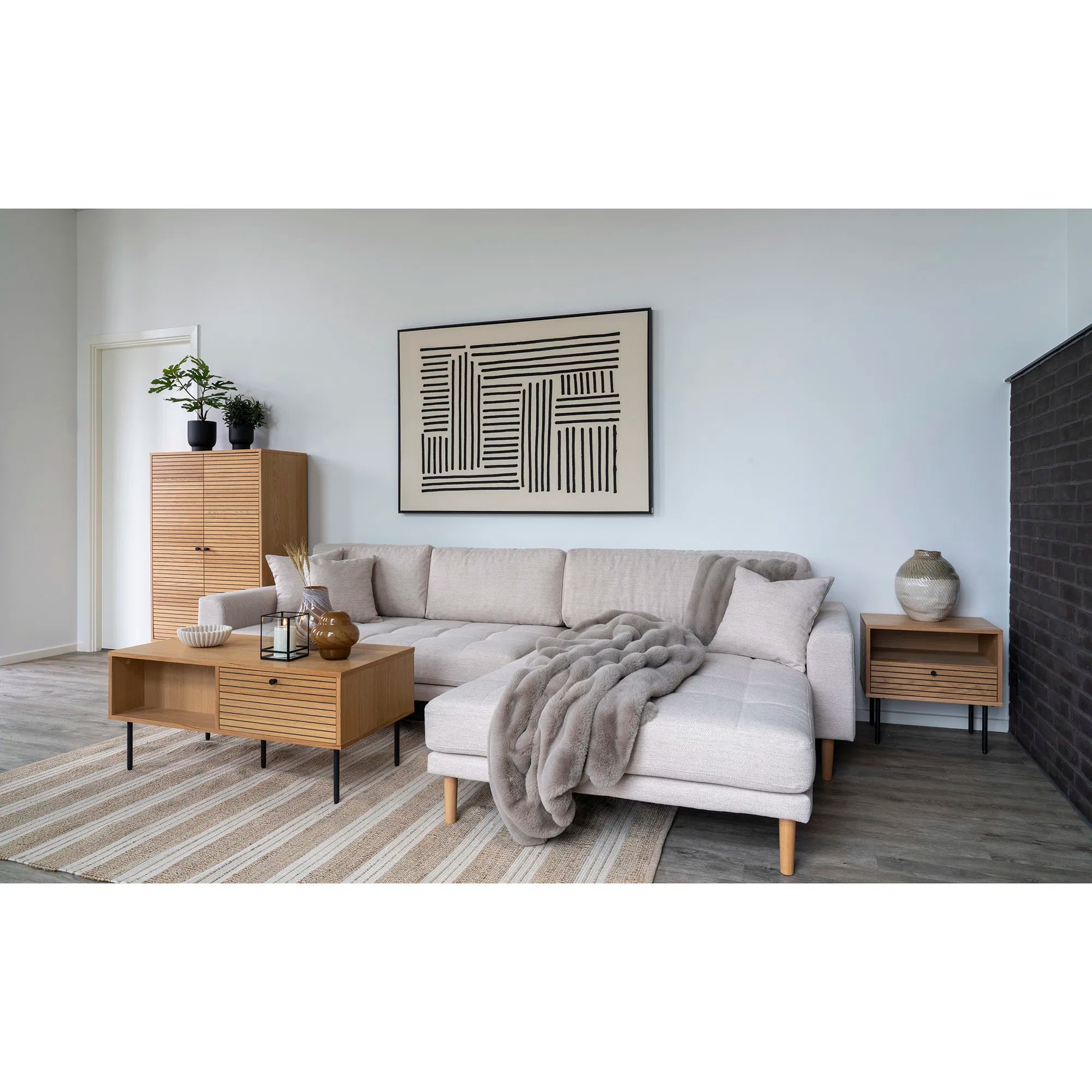Flausch - Tagesdecke Tao aus Kunstfell Grau 130x180 cm
