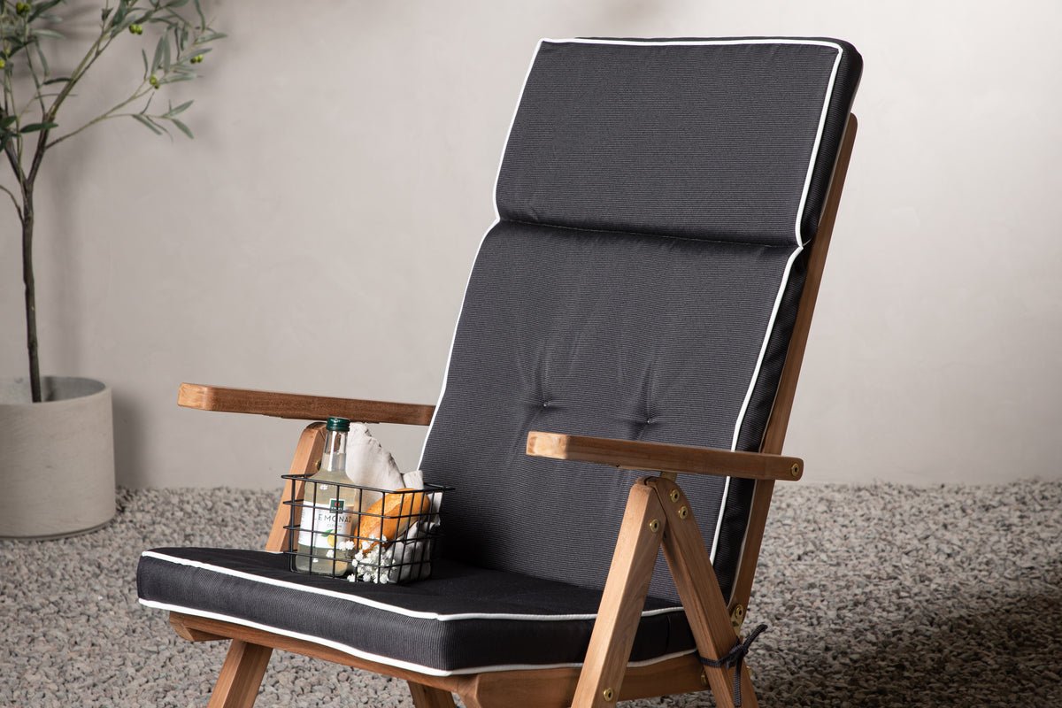 Garten Stuhlkissen Cosy - aus Polyester Grau