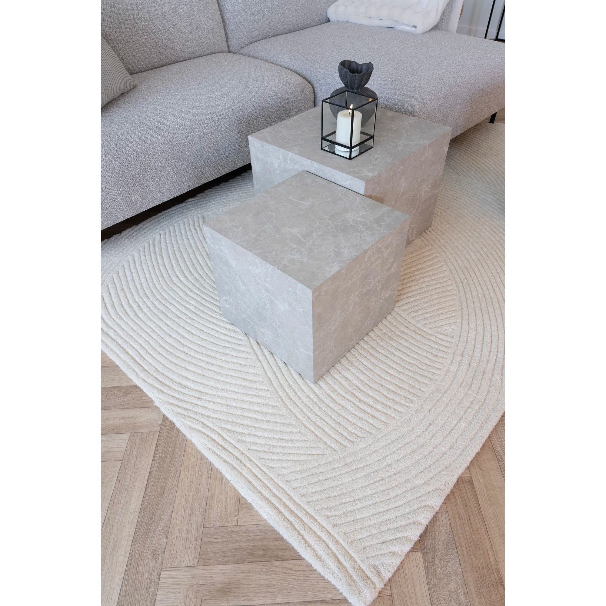 Teppich Arivon – Handgetuftete Eleganz - 100% Wolle, 160x230 cm