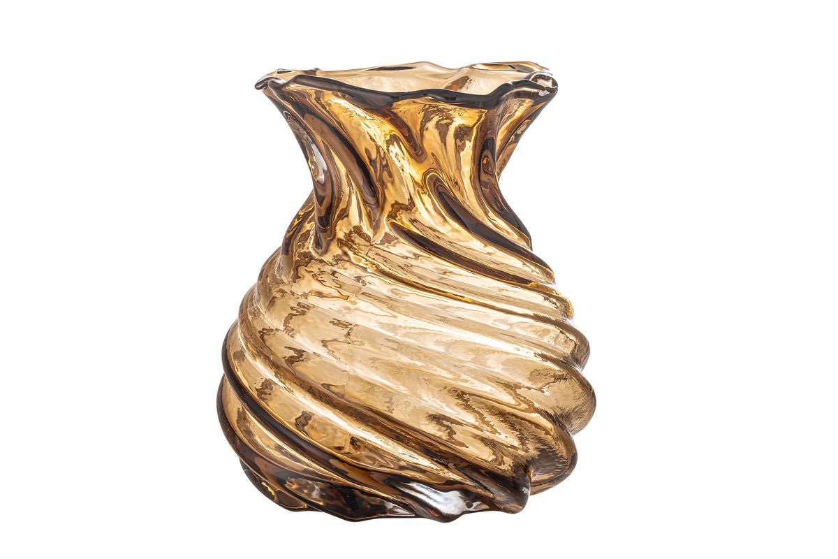 Vase „Golden Spring“ – aus Glas
