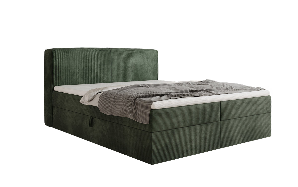 Boxspringbett Marea in Cord mit Stauraum