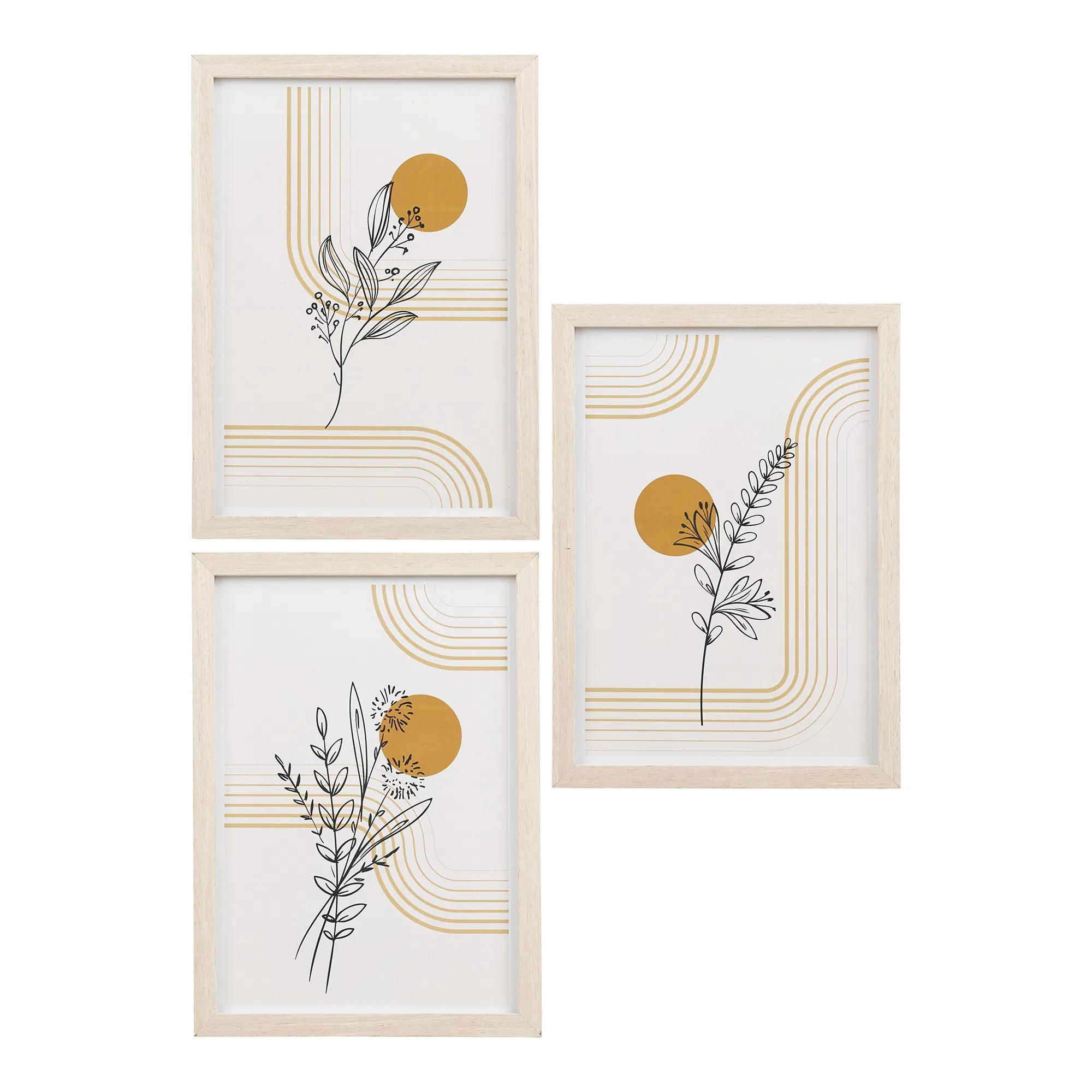 Bilderrahmen Iskara – in Natur (3er Set)