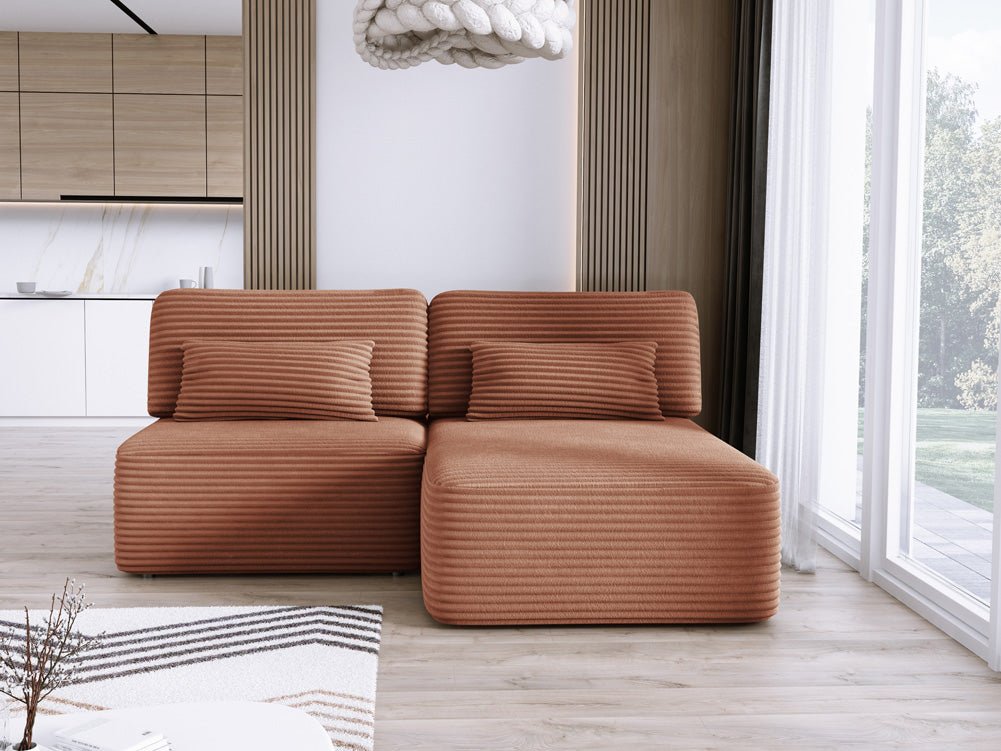 Designer Sofa Tilia Cord mit Schlaffunktion und Stauraum