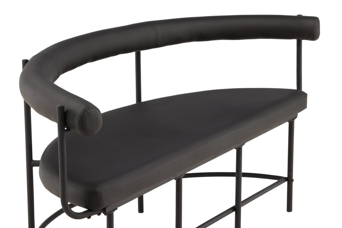 Sitzbank "Ronald" – Wahlweise mit Bouclé-Stoff oder PU-Leder