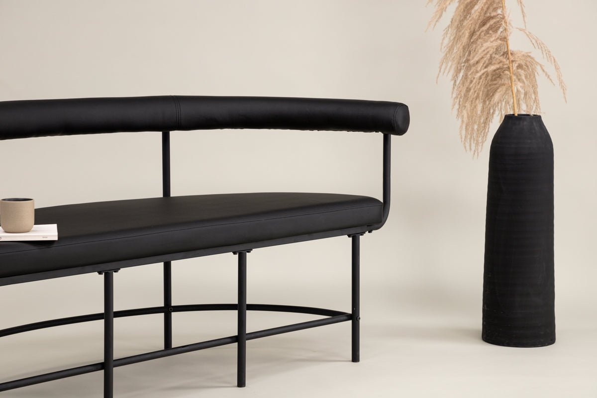 Sitzbank "Ronald" – Wahlweise mit Bouclé-Stoff oder PU-Leder