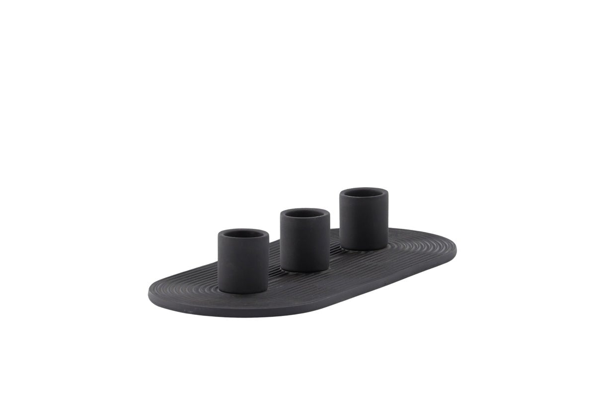 Kerzenhalter Tim - Ø3 cm aus Steinzeug für 3 Kerzen